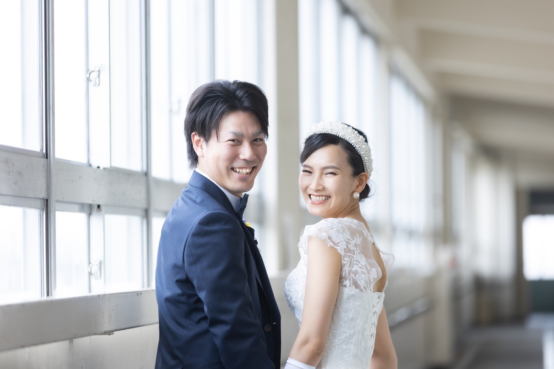 株式会社Ervaが撮影した「結婚式前撮り（校舎にて）」の写真