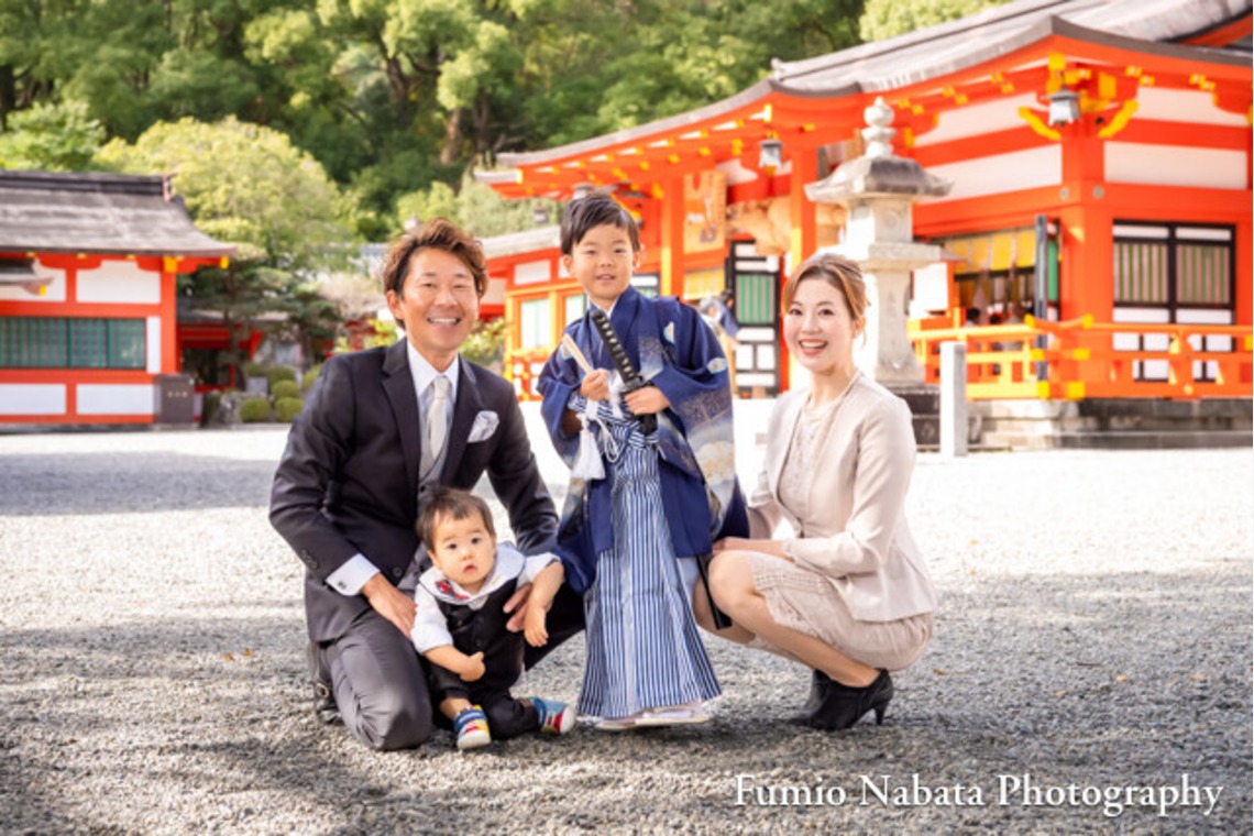 名畑文巨写真事務所が撮影した家族写真(キッズ,ベビーフォト)のアルバム「出張撮影七五三・お宮詣り」