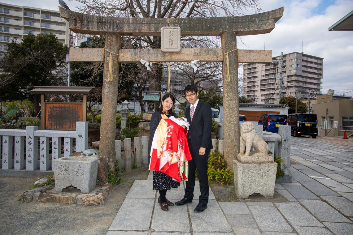 岩坪眞一郎が撮影したお宮参りのアルバム「下関お宮参り」