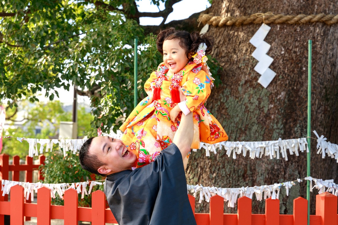 真方　祥が撮影した「七五三参り記念写真」の写真