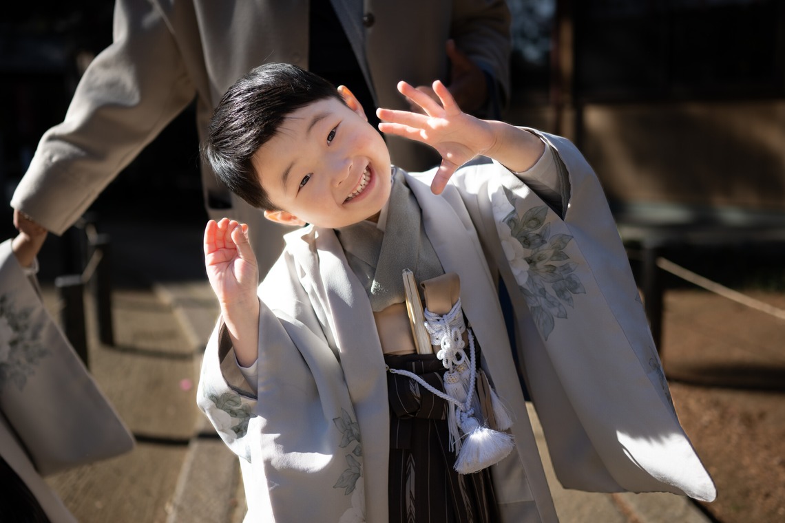 寫樂斎が撮影した「七五三（廣幡八幡宮）」の写真