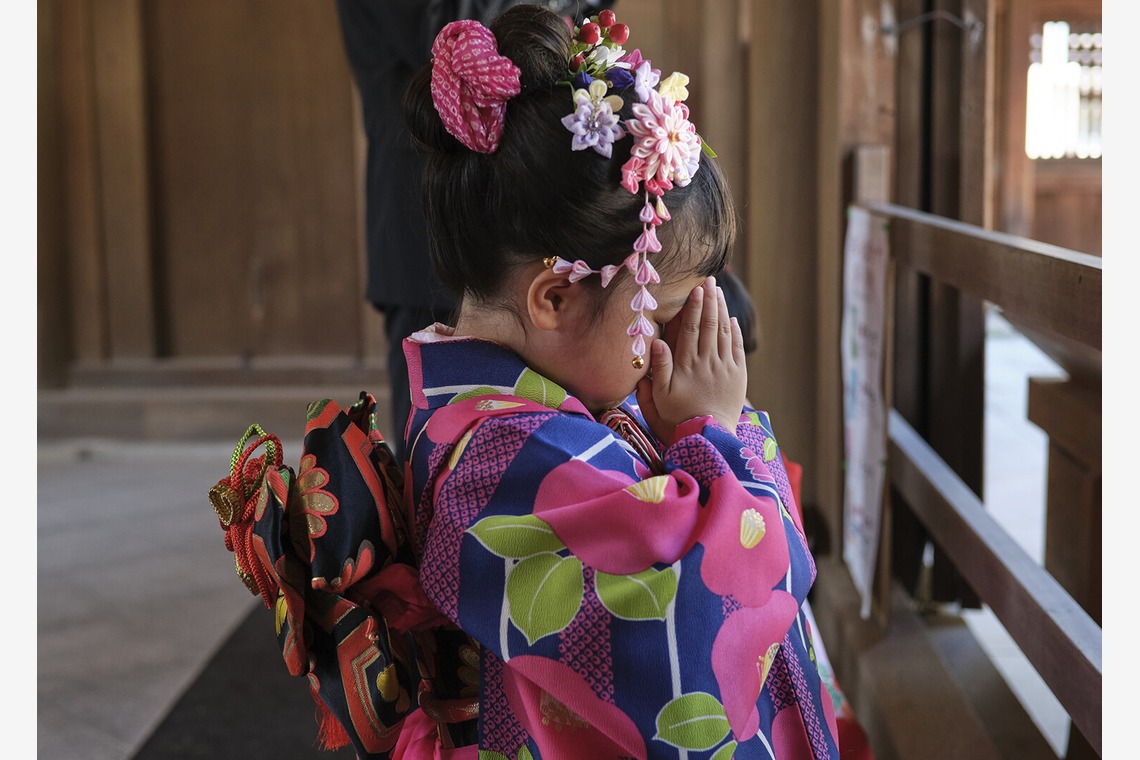 濱田茉里が出張撮影した家族写真(キッズ,ベビーフォト)などが写った「七五三ロケ」の家族写真
