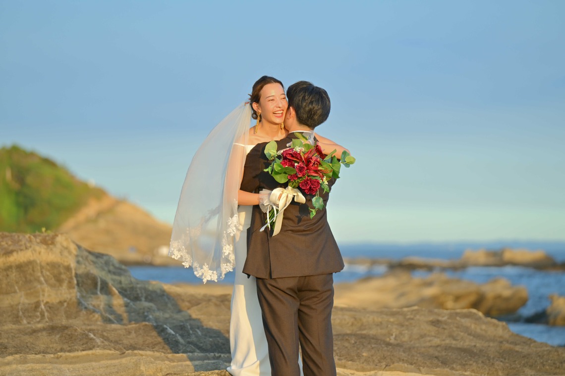 STUDIO RADIUSが撮影した「神奈川県城ヶ島 ウェディングフォト」の写真