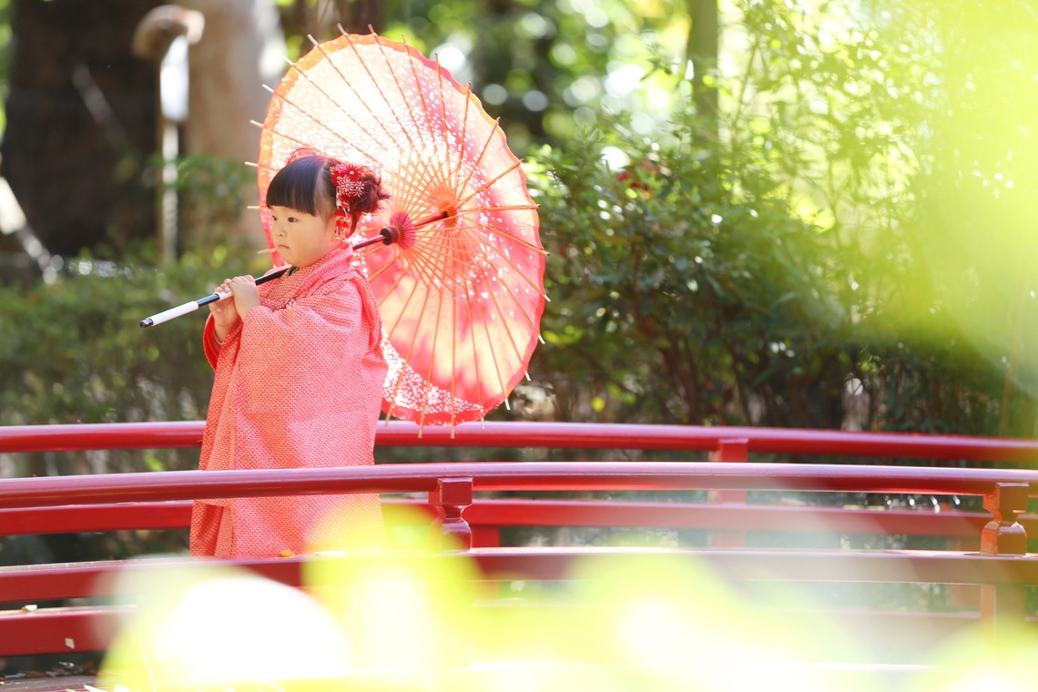 出張撮影HUG TIMEが出張撮影した家族写真(キッズ,ベビーフォト)などが写った「七五三記念撮影＠世田谷八幡宮・東京」の家族写真