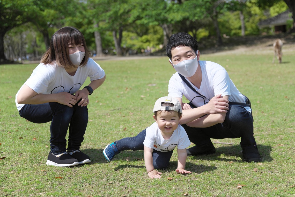 福永写真事務所が撮影した「家族写真（奈良公園）」の写真