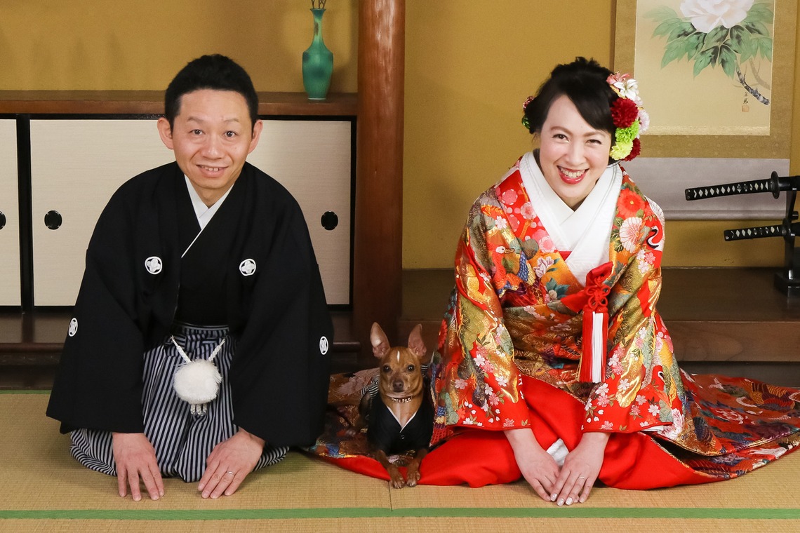 スマイルハンターが撮影した「ウェディング前撮り和装」の写真