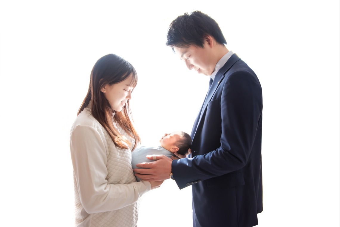 サキヤマ リエが撮影したスタジオ撮影のアルバム「ブルー系・しろくまのぬいぐるみ・男の子のニューボーンフォト 」