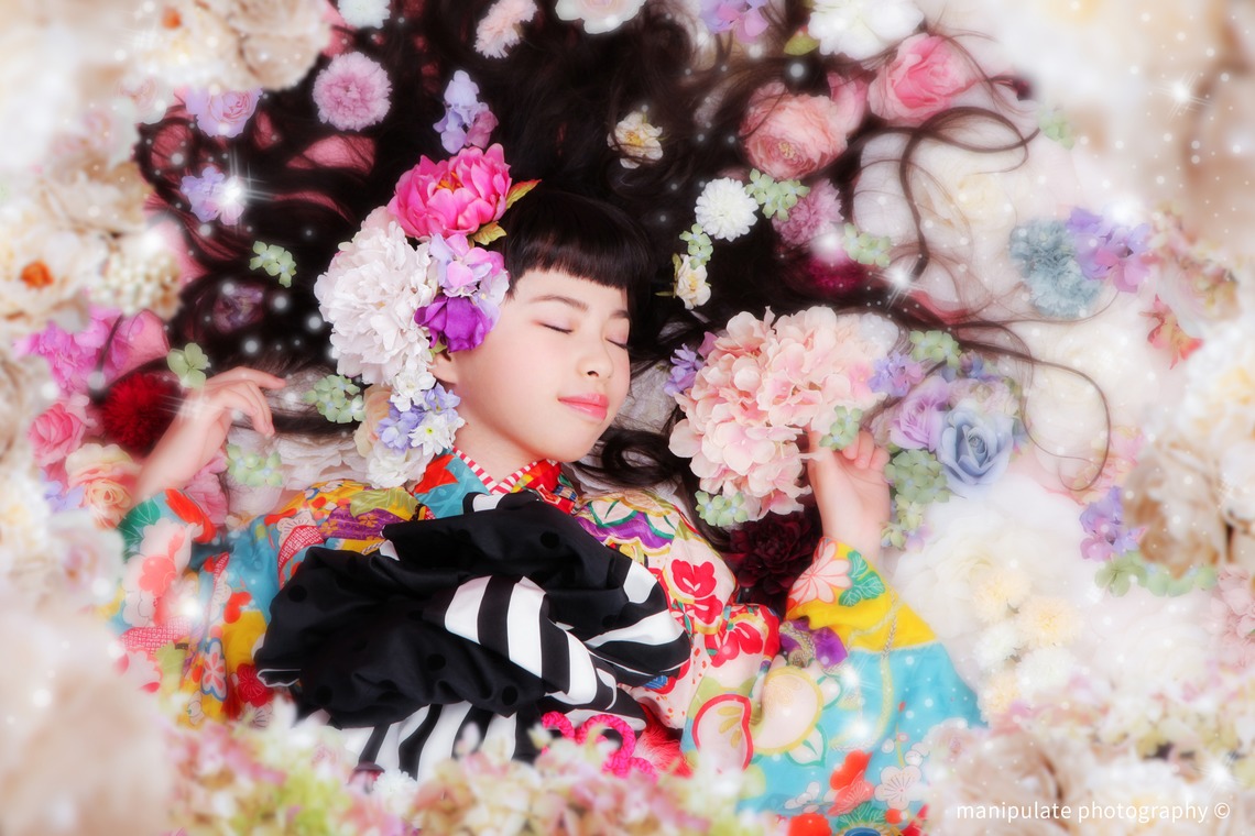 マニピュレイトフォトグラフィーが撮影した「デジタルアートフォト（コンセプト撮影）「flower girl」」の写真