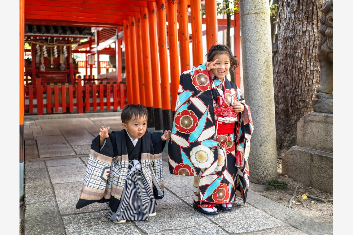 中村雅樹が出張撮影した家族写真(キッズ,ベビーフォト)などが写った「七五三」の家族写真
