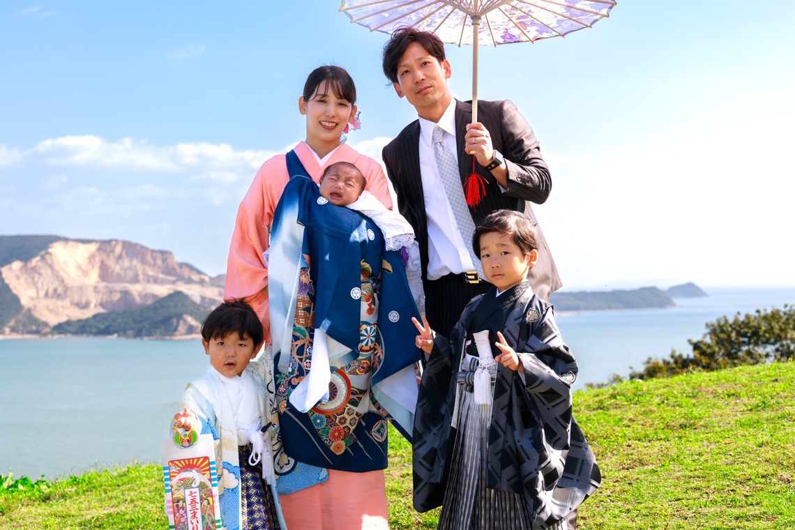 真方　祥が撮影した「七五三参り記念写真」の写真