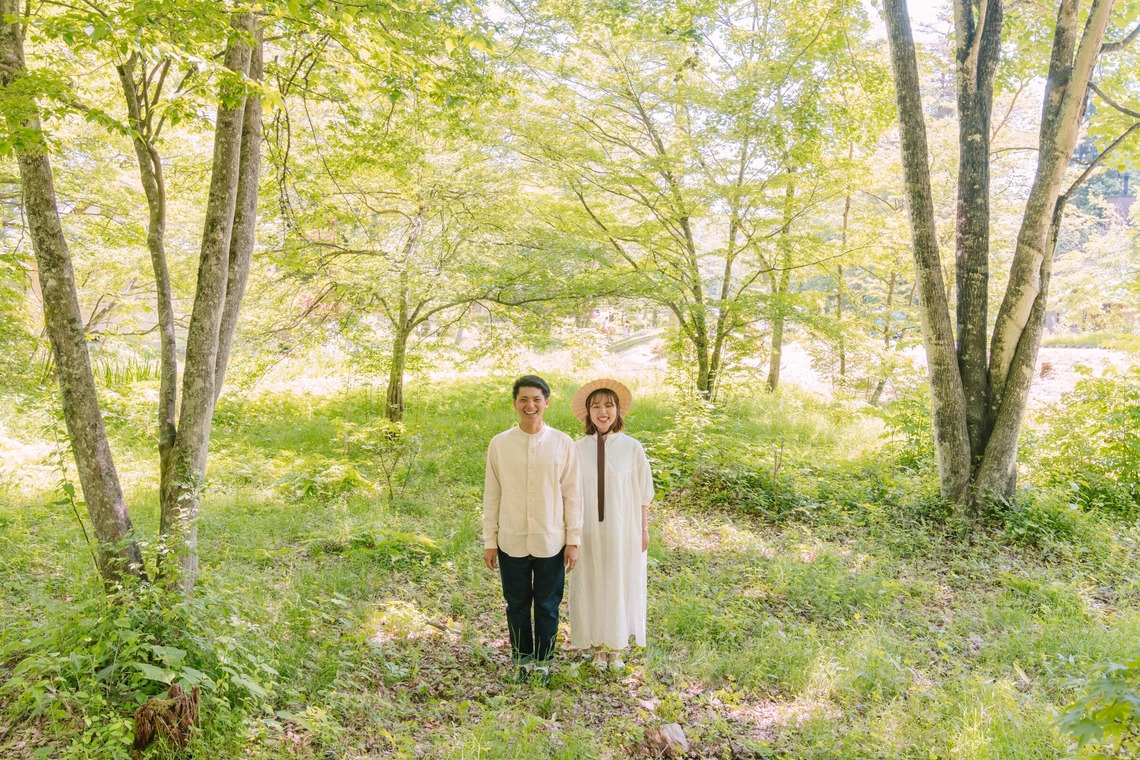 松嵜直斗が撮影した写真のアルバム「カジュアルウエディングフォト」