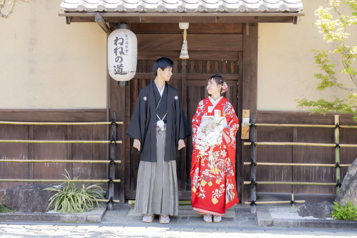 Photo of Japanese style pre-wedding photo shoot taken by Osaka Photo Factory