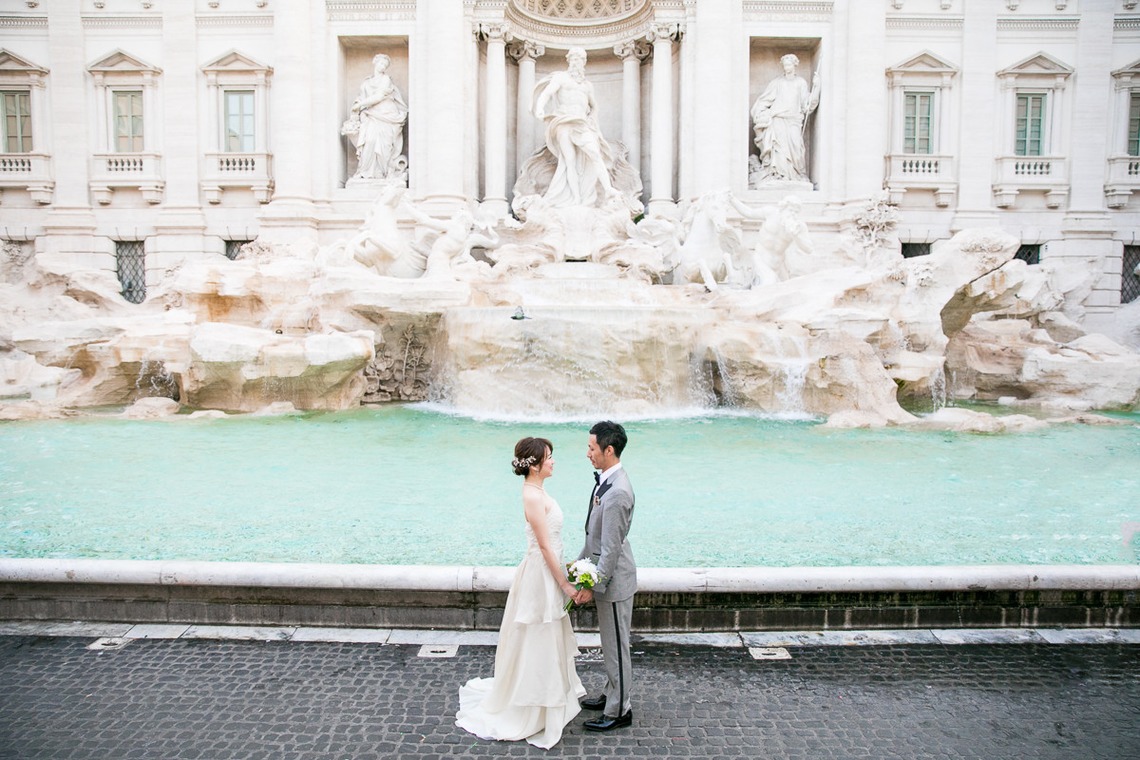 Kyoko Ide Photographyが撮影した写真のアルバム「ローマフォトウェディング- トレビの泉、スペイン広場、ポポロ広場、ナボーナ広場、パンテオン」