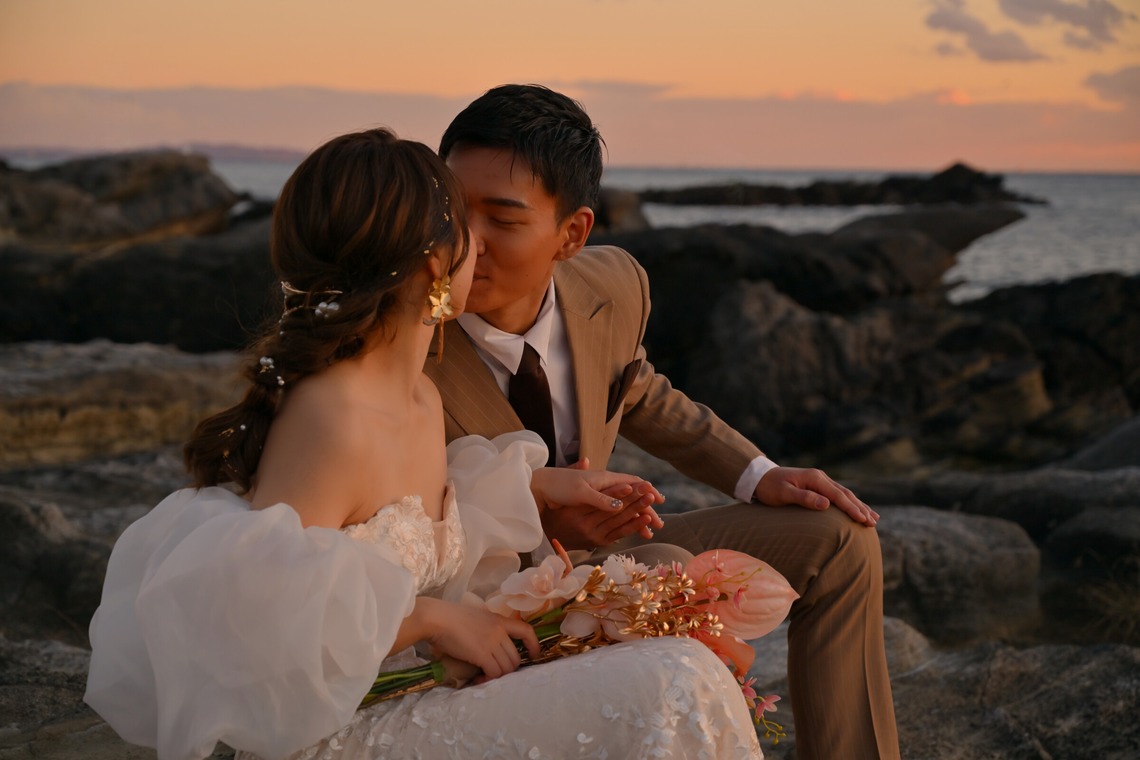 STUDIO RADIUSが撮影した「神奈川県城ヶ島 ウェディングフォト」の写真