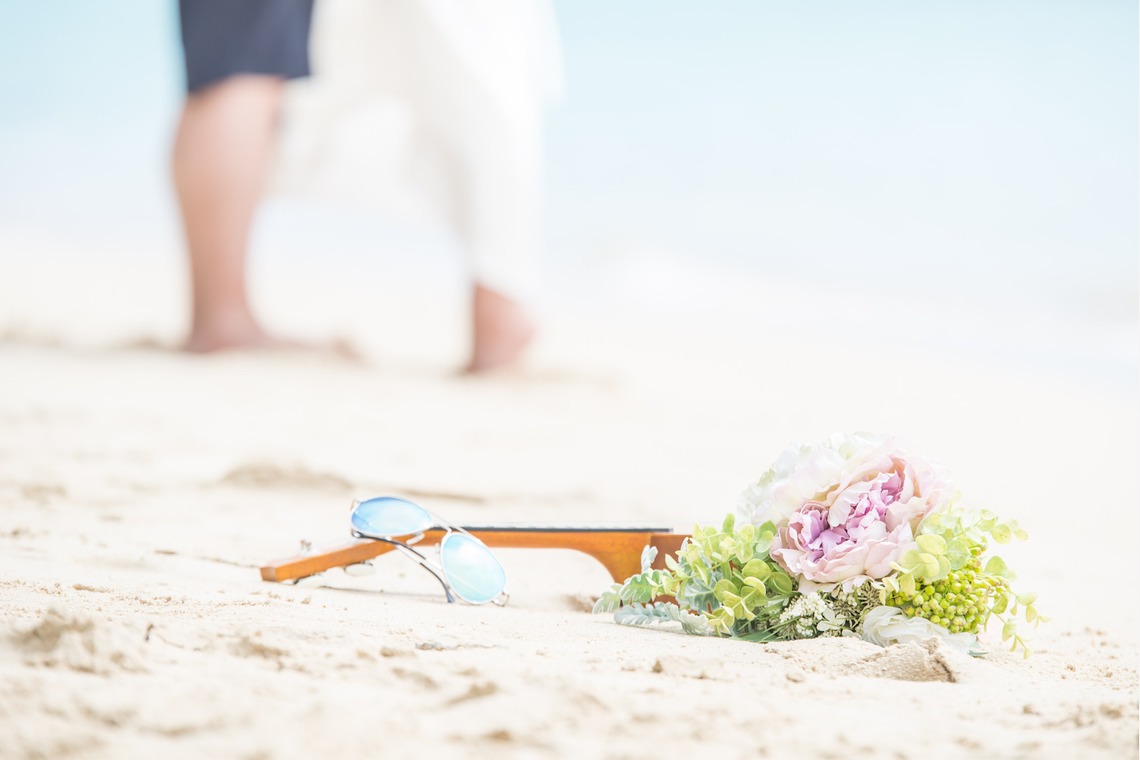 スマイルケアンズが撮影した「ケアンズのグリーン島で憧れのビーチウエディング」の写真