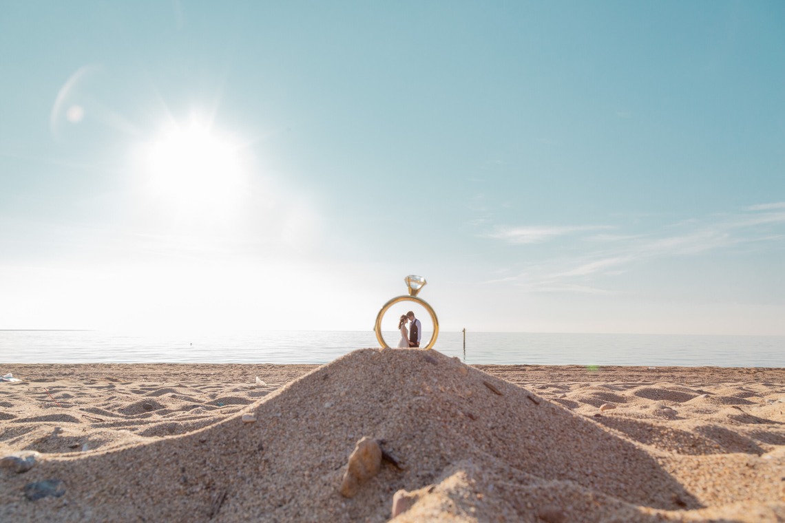 尾崎光が撮影した「ウエディング前撮り/淡路島ロケ」の写真
