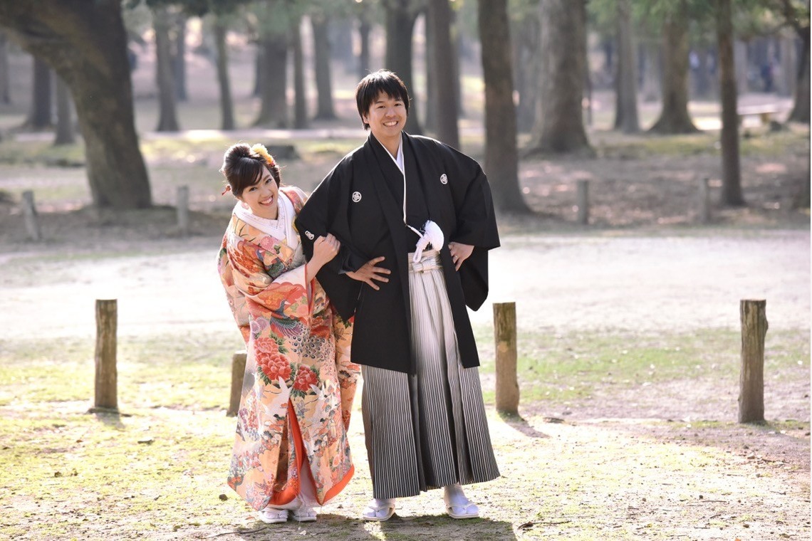 キキフォトワークスが撮影した「奈良公園でのロケーション撮影と神社でのご祈祷」の写真