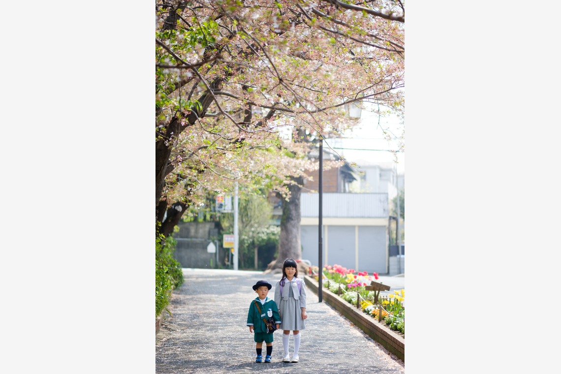 アトリエ　エピカ/清水　一哉が出張撮影した家族写真(キッズ,ベビーフォト)などが写った「入園、入学フォト」の家族写真