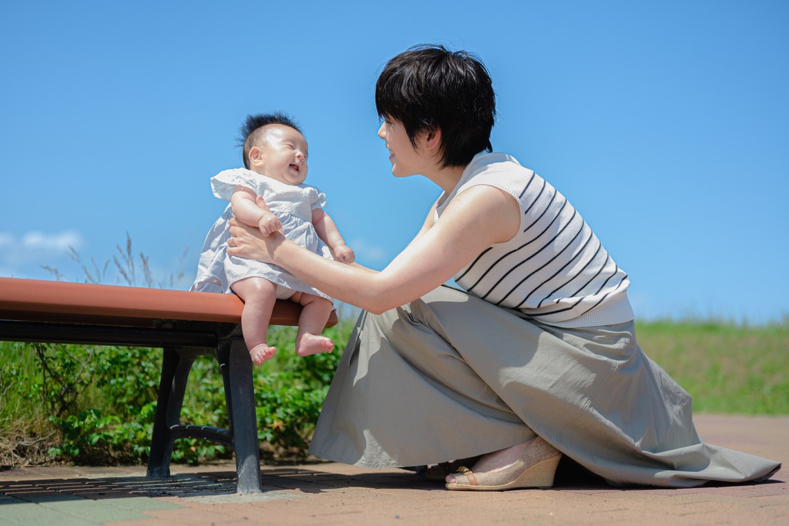 高木勇斗が出張撮影した家族写真(キッズ,ベビーフォト)などが写った「親子」の家族写真