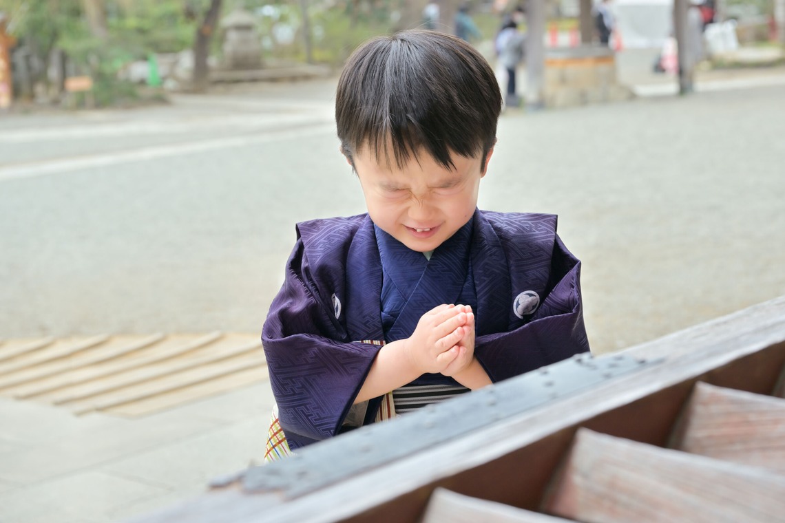寫樂斎が撮影した「七五三（神代植物公園）」の写真