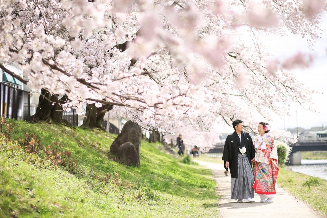 アトリエカーシャが撮影した「京都の桜＆和装ロケ」の写真