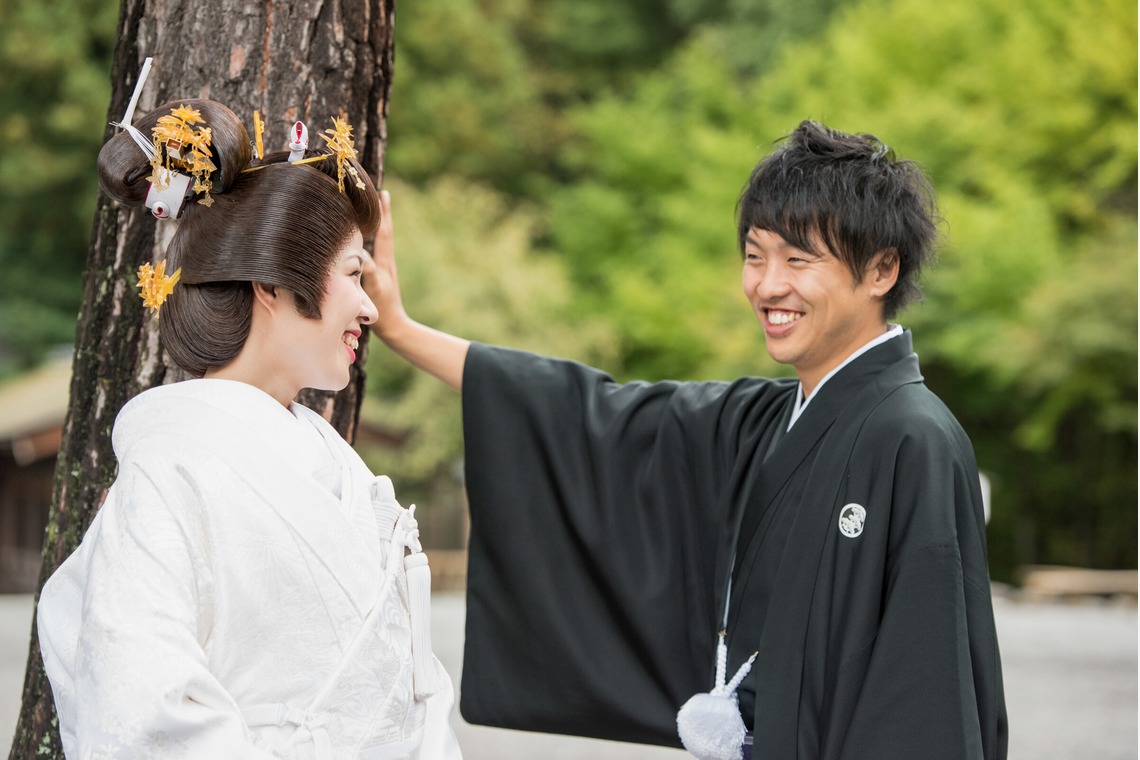 石津祐介が撮影した「和装結婚式」の写真