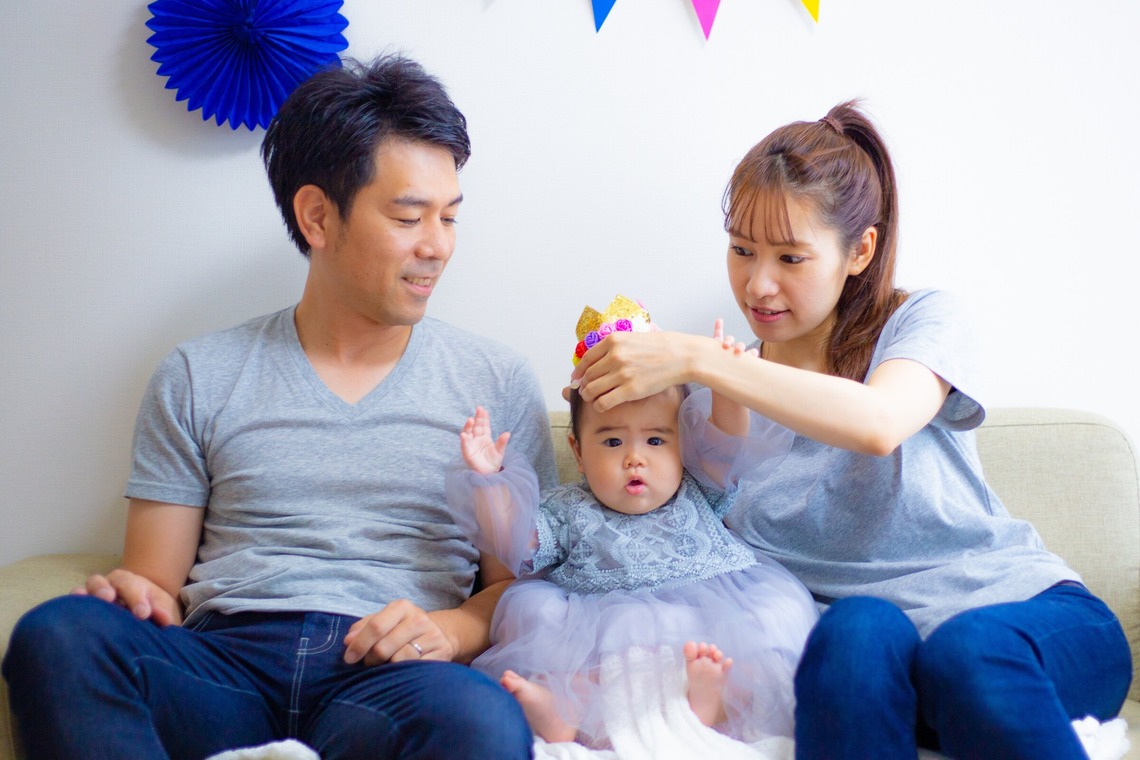 中井企画が出張撮影した家族写真(キッズ,ベビーフォト)などが写った「家族写真（愛知）」の家族写真