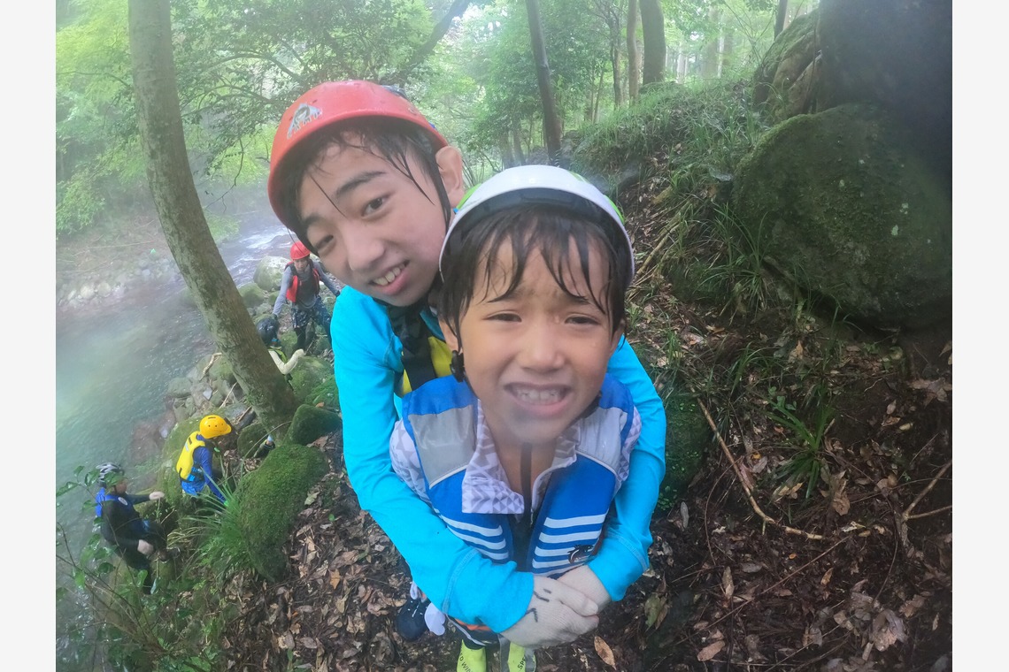 阿久津真理恵が撮影した「自然学校プログラムでの人物撮影（静岡県伊豆市）」の写真