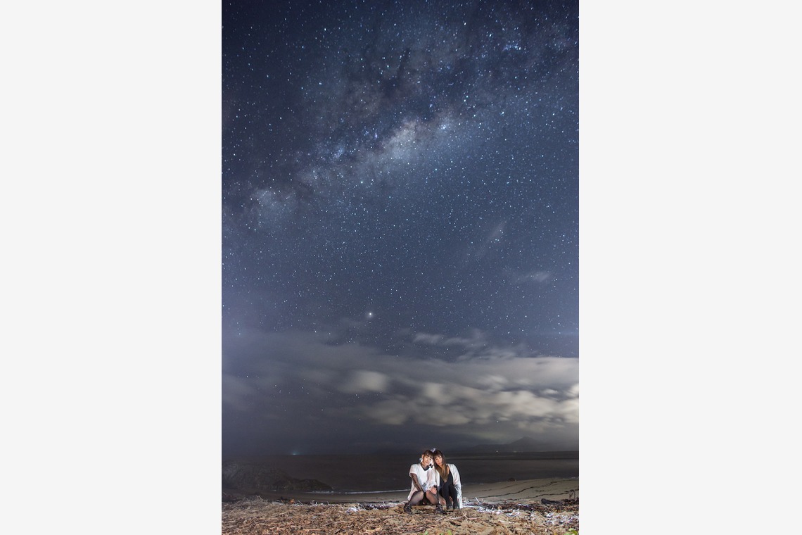 スマイルケアンズが撮影した「ケアンズの星空ビーチフォト」の写真