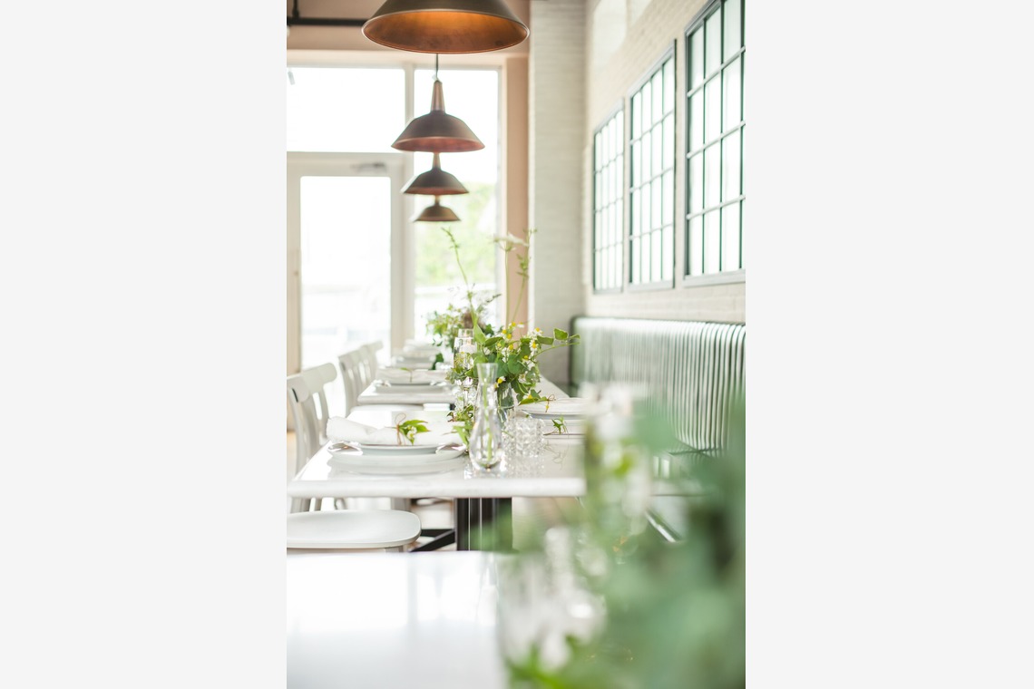 Photo of Restaurant wedding advertising shoot taken by uno e creative act.