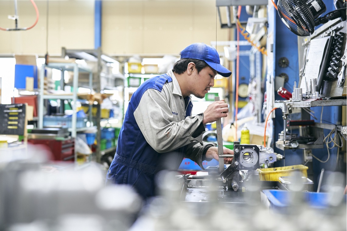 大橋裕紀が撮影した「工場の取材撮影」の写真