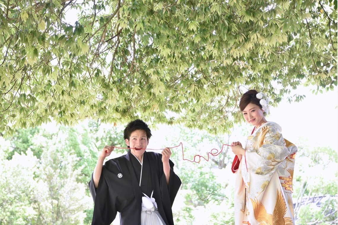 Album of the Wedding, Bridal taken by Kiki photo works - Pre Weddingphotoshoot at Nara with kimono in spring to summer