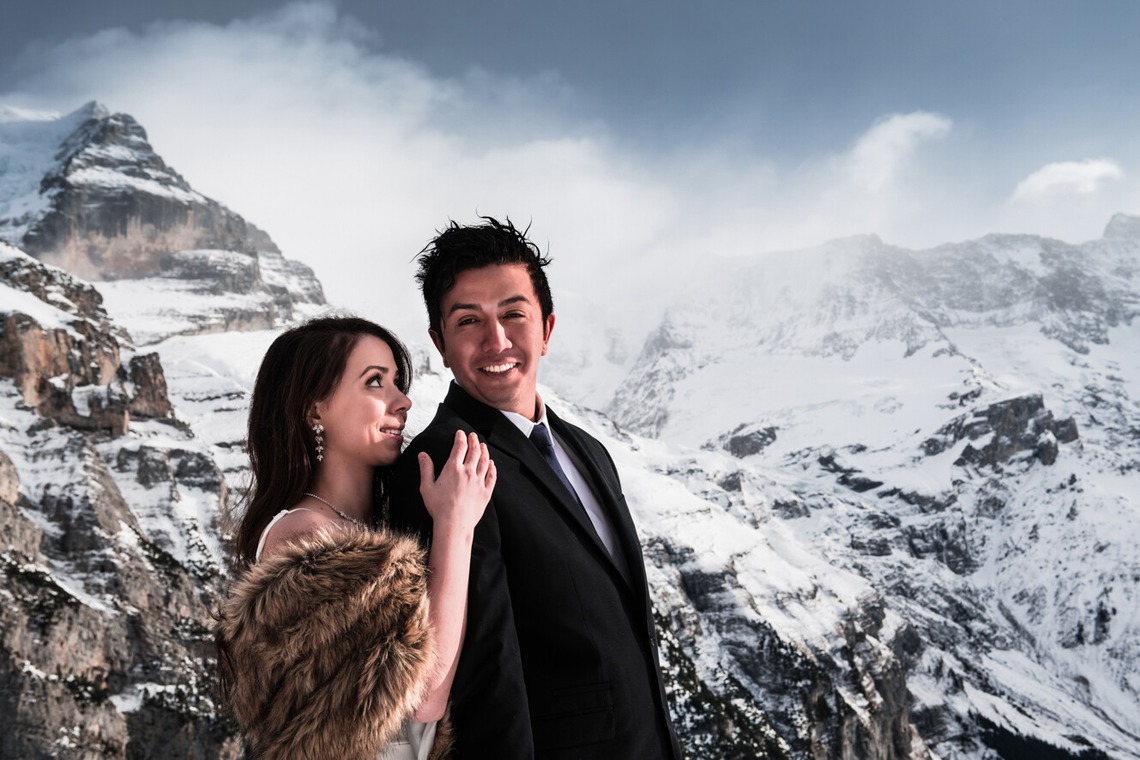 Olga Chalkiadakiが撮影した写真のアルバム「Switzerland Honeymoon Winter Photosession」