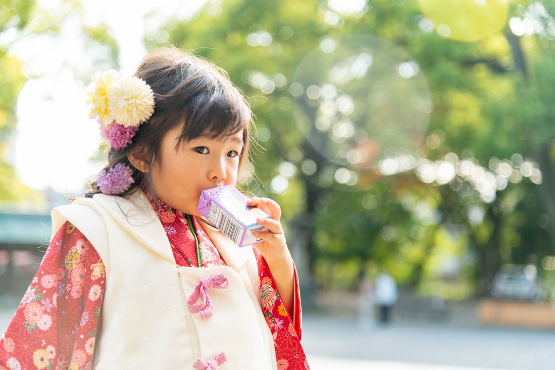 合同会社優希photoが出張撮影した家族写真(キッズ,ベビーフォト)などが写った「七五三写真」の家族写真