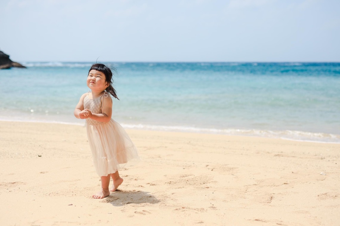 ポートレート沖縄が撮影した「天真爛漫な女の子３歳の誕生日」の写真