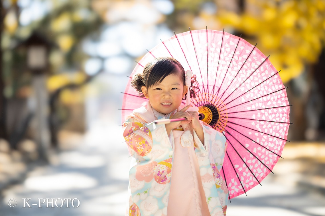 大森光太郎・K-PHOTOが出張撮影した家族写真(キッズ,ベビーフォト)などが写った「七五三撮影」の家族写真