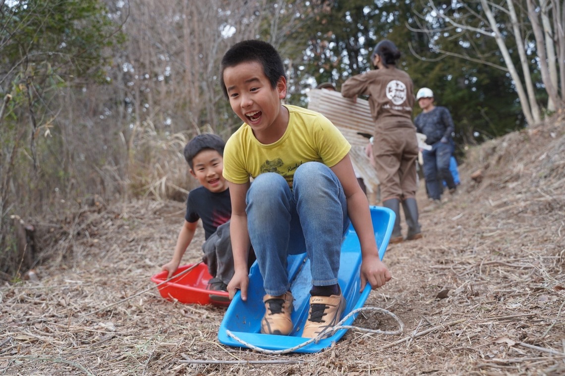 阿久津真理恵が撮影した「自然学校プログラムでの人物撮影（静岡県伊豆市）」の写真
