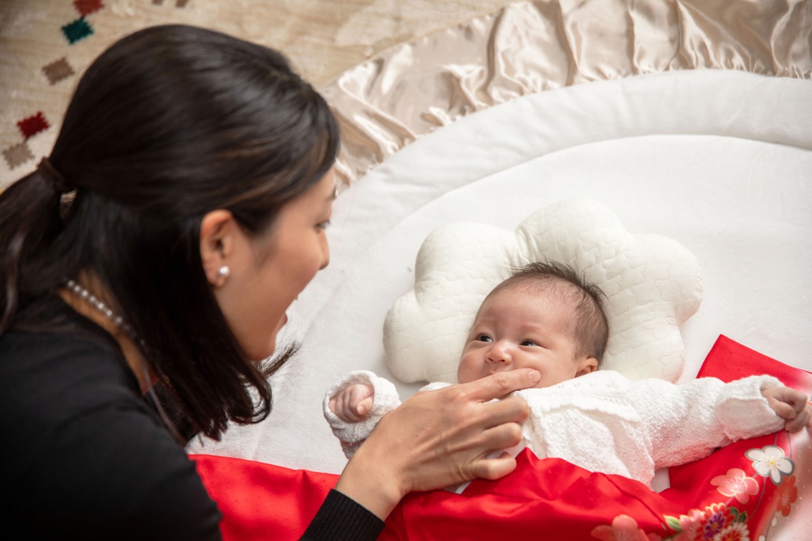 岩坪眞一郎が撮影した「初宮参り」の写真