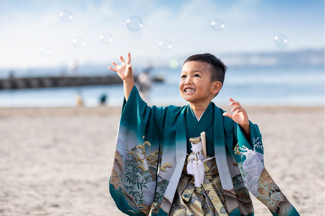 Minminが出張撮影した家族写真(キッズ,ベビーフォト)などが写った「七五三」の家族写真