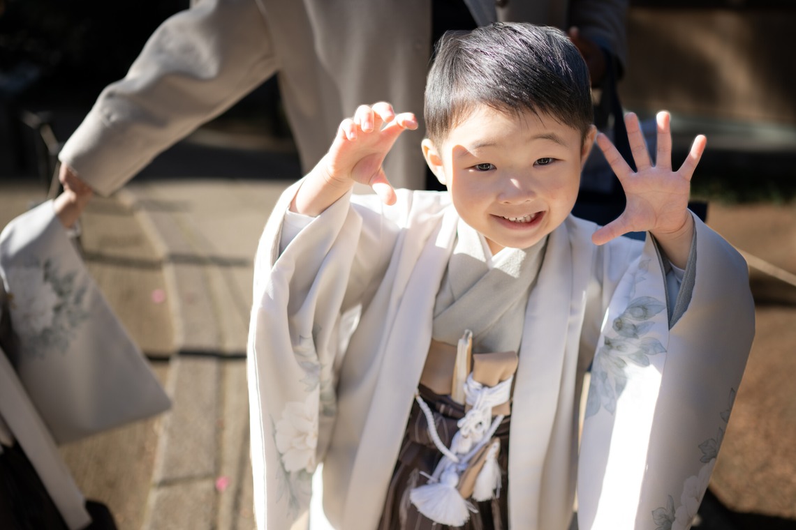 寫樂斎が撮影した「七五三（廣幡八幡宮）」の写真