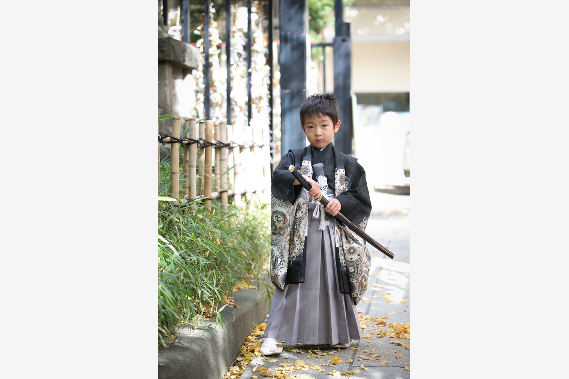 Catering Photo Studio Wagonが出張撮影した家族写真(キッズ,ベビーフォト)などが写った「七五三」の家族写真