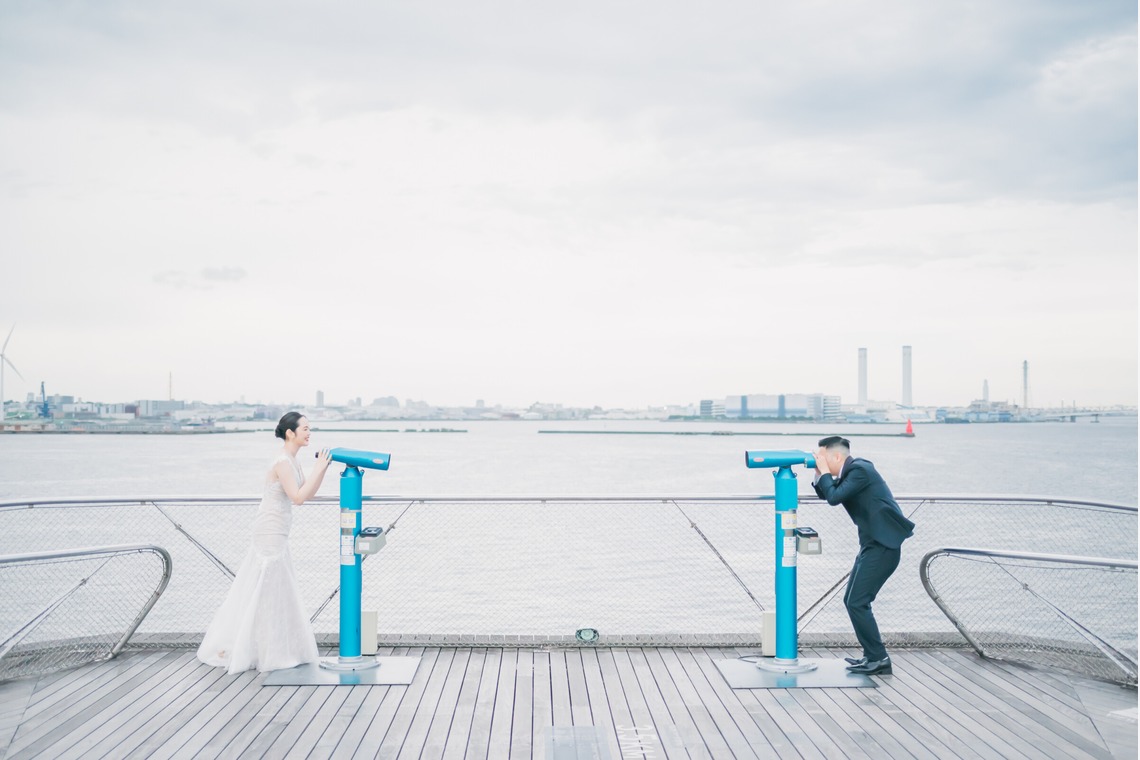 出張撮影 中村まみこが撮影した「洋装前撮り撮影＠横浜」の写真