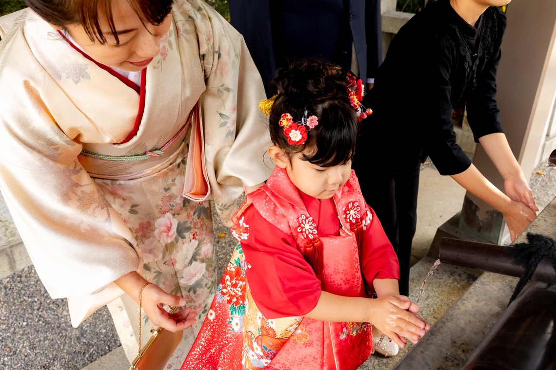 出張撮影くろさわが出張撮影した家族写真(キッズ,ベビーフォト)などが写った「七五三」の家族写真