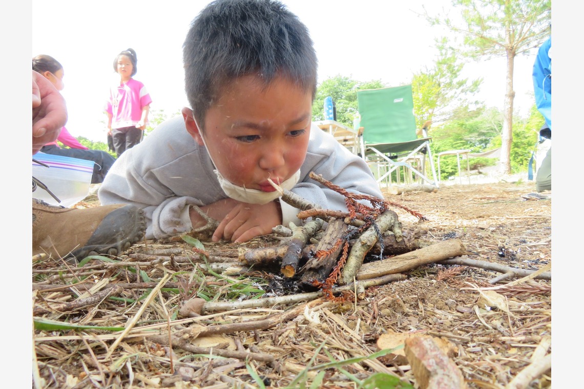 阿久津真理恵が撮影した「自然学校プログラムでの人物撮影（静岡県伊豆市）」の写真