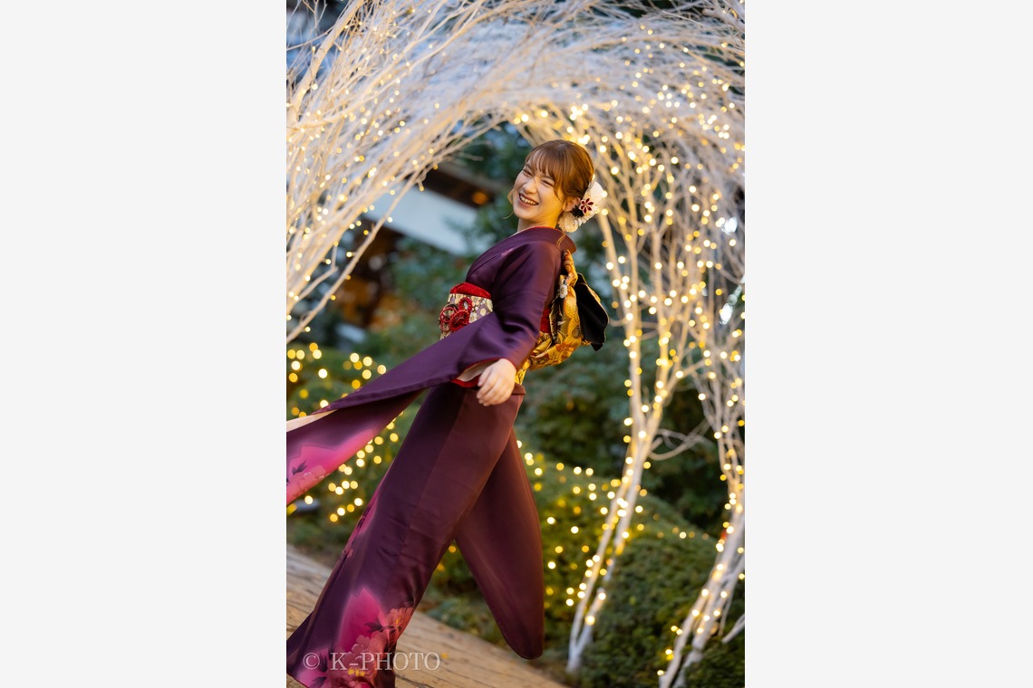 大森光太郎・K-PHOTOが出張撮影した家族写真(キッズ,ベビーフォト)などが写った「成人式撮影」の家族写真