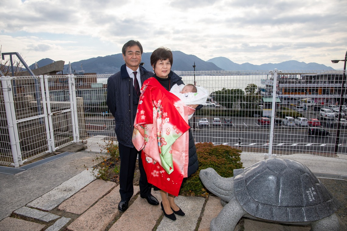 岩坪眞一郎が撮影した「下関お宮参り」の写真