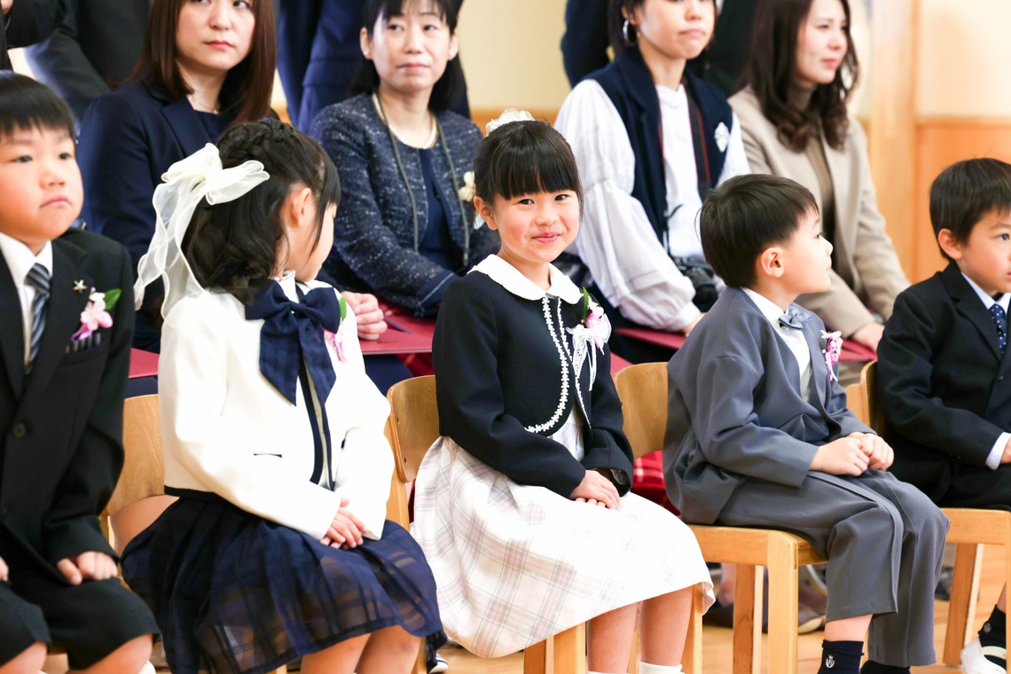 笑顔の写真館が撮影した「保育園卒園式」の写真
