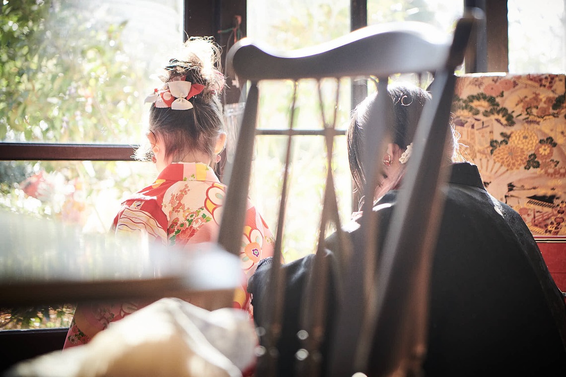 HARASTUDIOが出張撮影した家族写真(キッズ,ベビーフォト)などが写った「七五三」の家族写真