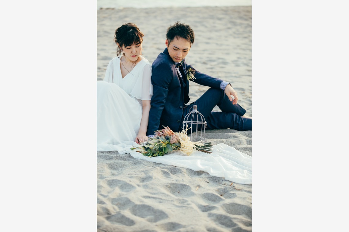 橋爪楽々が撮影した「ロケーションウエディング」の写真