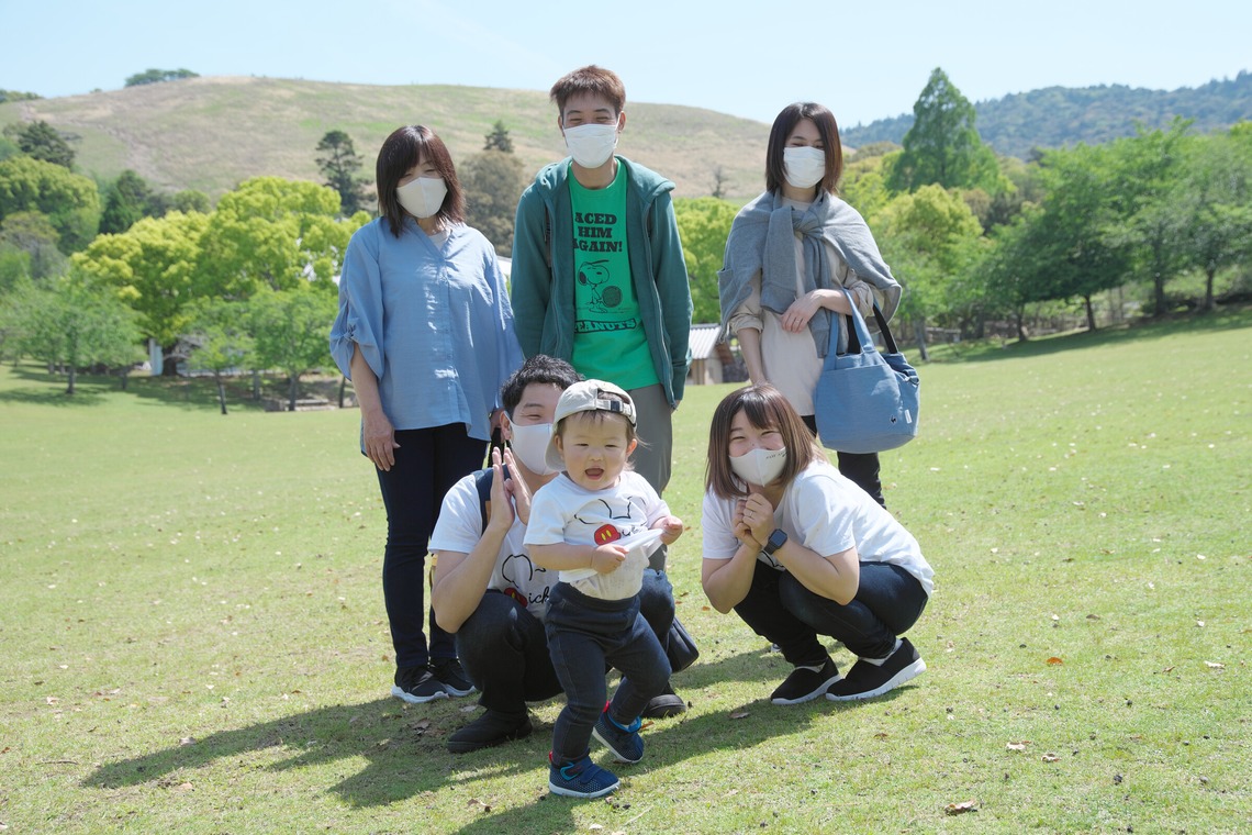 福永写真事務所が撮影した「家族写真（奈良公園）」の写真